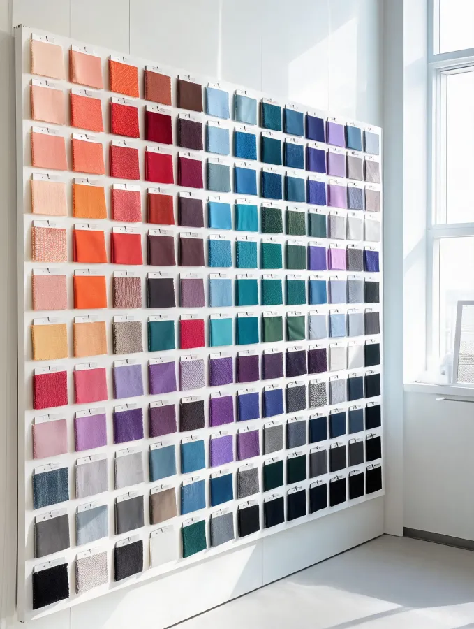Performance layer swatch library