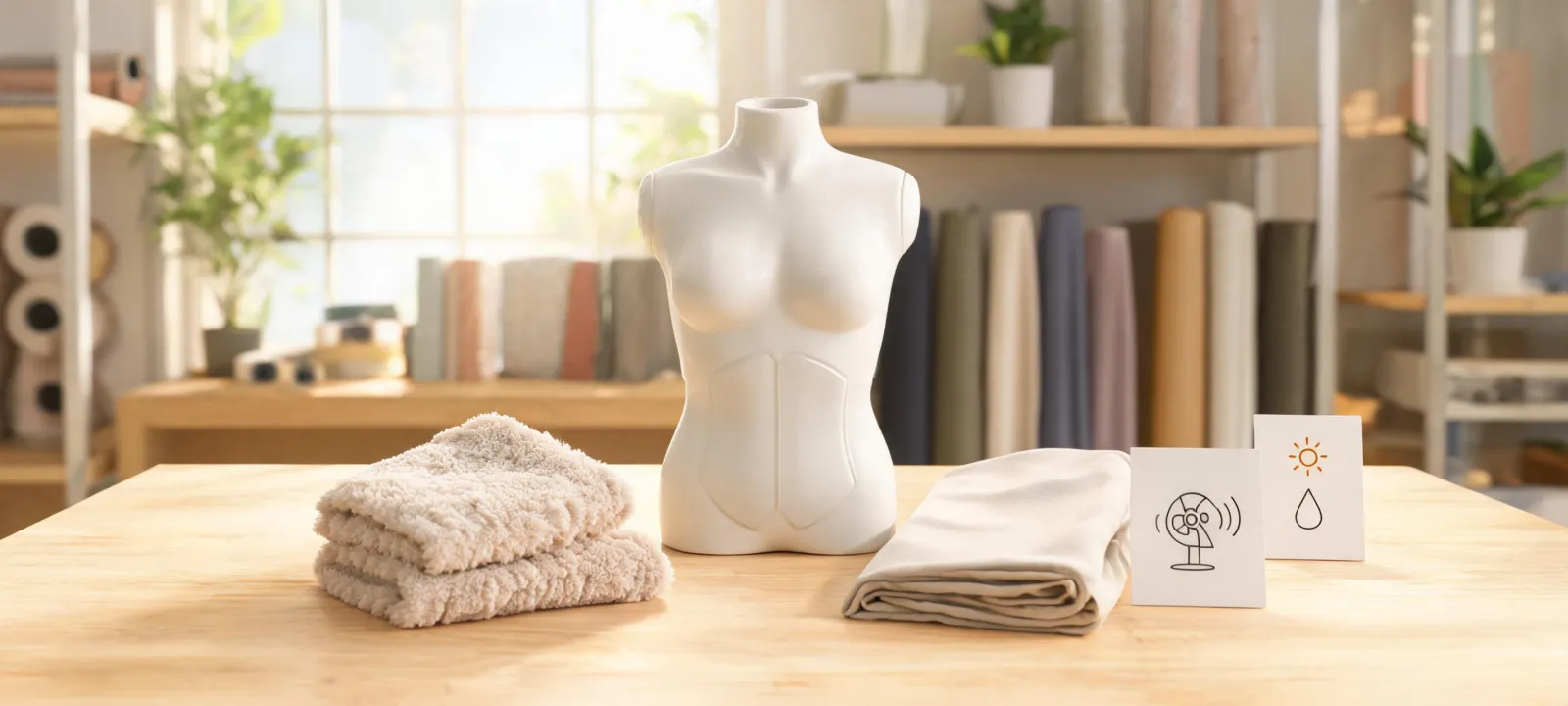 Fleece and base-layer textiles compared for warmth and moisture movement