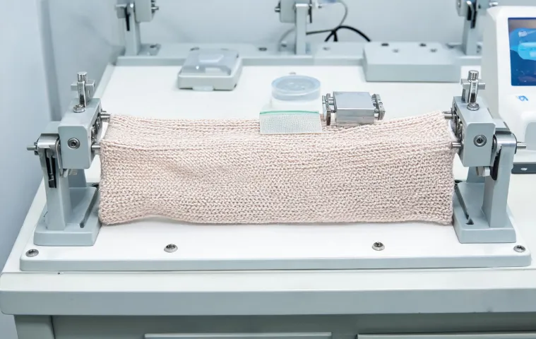 Base-layer knit evaluated for moisture and recovery